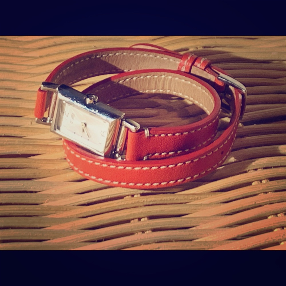 Coach Stainless Steel Madison Double Wrap Watch